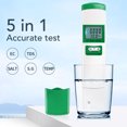 thumbnail image 3 of Water Tester, HD LCD Backlight Display 5 in 1 Water Quality Meter Ti Alloy Probe  for Aquarium, 3 of 7