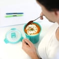 thumbnail image 4 of Sistema Microwave Medium Soup Mug Food Container, Minty Teal, 22.1 oz., 656 ml, 4 of 7