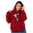 thumbnail image 3 of Betty Boop Love Heart Exclamation Hoodie Sweatshirt Women Brisco Brands S, 3 of 6