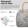 thumbnail image 3 of Lunch Bag Lunch Box for Women Reusable Insulated Lunch Bags,Water-Resistant Seastars Seaweed Coral Marine Life (5) Cooler Lunch Tote Bag, Large Capacity for Work Travel Picnic, 3 of 6