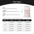 thumbnail image 5 of Gukieu Floral Strawberr Print Women's Quick-drying Fitness Vest, Round Neck Sleeveless Fitness T-shirt, Suitable for Yoga, Sports-XX-Large, 5 of 7