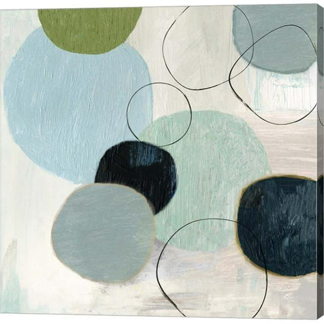 Metaverse C949173-0120000-AAAACMA Soft Circle II by Tom Reçoit des Tableaux sur Toile - 12 x 12 Po.