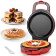 thumbnail image 1 of SugarWhisk Flip Pancake Maker Machine, Ceramic Coated Pancake Pan for 6.5 Inch Pancakes, Omelette, Crepe & Quesadilla, Frittata, Double Sided Omelett, 1 of 8