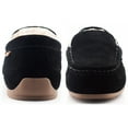 thumbnail image 3 of Parfeying Men's Indoor Outdoor Sheepskin Moccasins Slippers Memory Foam Driving Style Shoes, 3 of 8