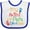 White and Royal, variant on Inktastic Mimi and Papa Love Me Boys or Girls Baby Bib