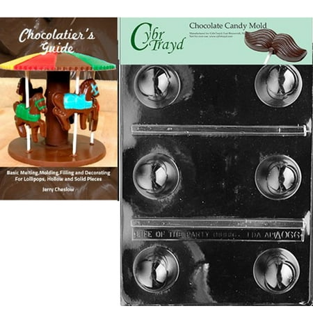 Truffle Chocolate Mold - Cybrtrayd Truffles Chocolate Candy Mold with Our Chocolatier's Guide Instructions Manual