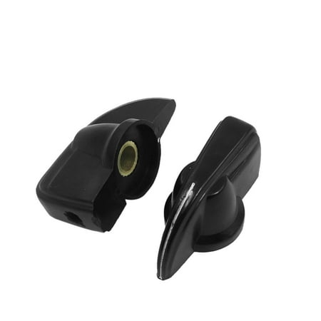 Stereo Knobs - Unique Bargains 2 Pcs Stereo Radio Taper Potentiometer Control Volume Knob Cap K7-2