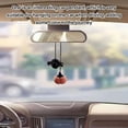 thumbnail image 3 of HUGFEGWE Car Ornament Rear View Mirror Hanging Accessories Handmade Spiders and Pumpkins Car Ornament CA919-123784, 3 of 7