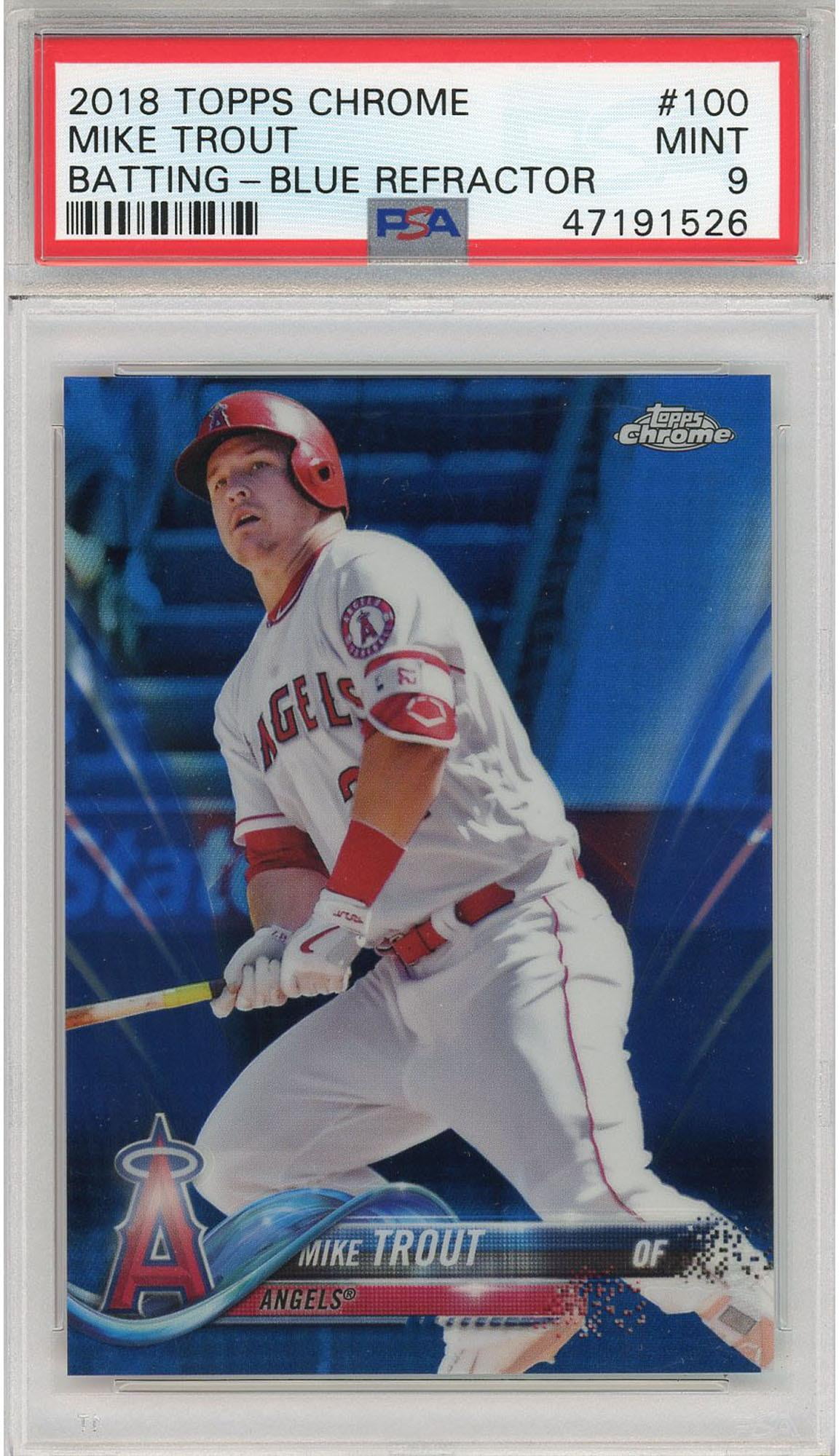 mike trout jersey card