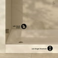 thumbnail image 3 of Voltaire 60 x 30 Shower Pan Base with Left Drain in Glossy Bisque, 3 of 7