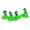 Green Hairy, variant on CEORPER 4Pcs/Set Strike Indicator for Fly Fishing Tackle Accessory Fishing Floating Foam