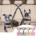 thumbnail image 2 of Adjustable Double-Headed Dog Safety Belt – Pet Car Headrest Restraint for Two Dogs – Split Connection Safety Belt for Secure Travel – Keeps Pets Safe and Comfortable During Car Journeys, 2 of 2