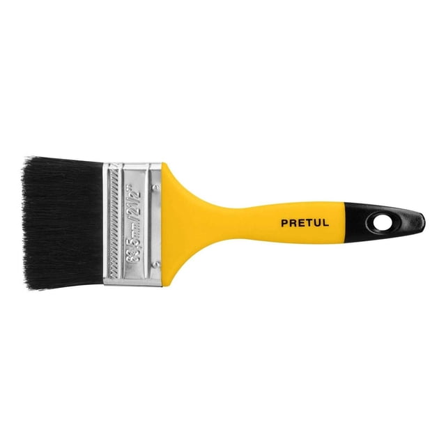 Brocha, Mango De Plástico, 2-1/2 , Pretul negro