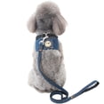 thumbnail image 5 of Arnés y correa de seguridad para mascotas, conjunto para perros pequeños, medianos, gatos, arneses, chaleco, correa para el pecho para cachorros, pugs, chihuahuas, bulldogs, chaleco para mascotas, 5 of 5