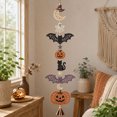 thumbnail image 5 of Cute Halloween Garden Cascade DIY Crochet Hanging Decoration Kit, 3D Soft Boho Dreamcatcher DIY Set for Beginners Adults Friendly with Wooden Beads and Tassel Decor for Home Wall Window Room Gift, 5 of 6