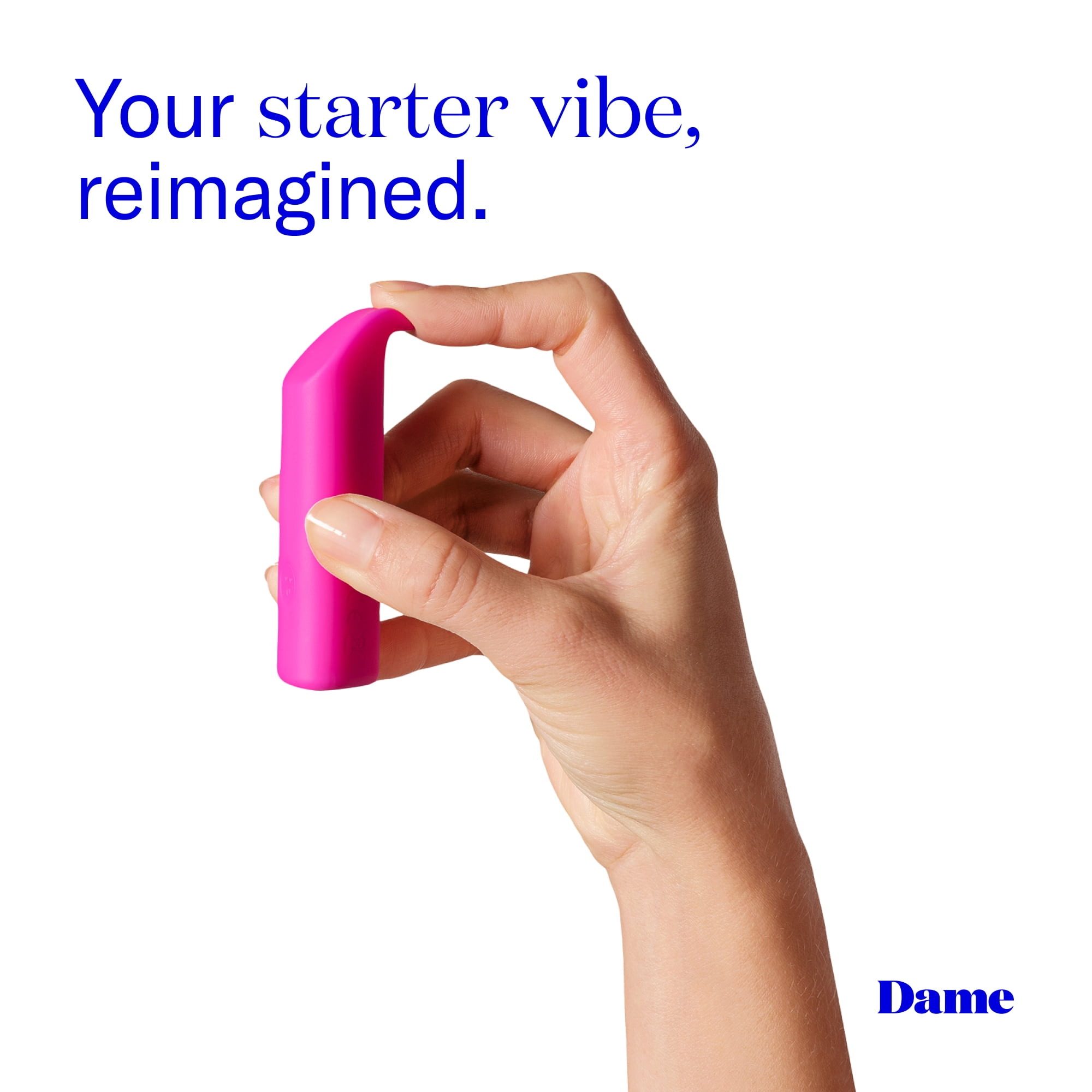 Dame The Go Kit with Zig Tiny Vibrator, 2 fl oz Aloe Lube, and Stash Travel Pouch