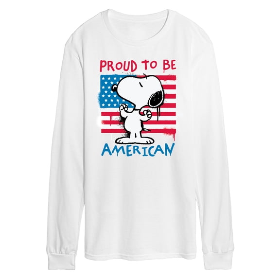 Peanuts - Snoopy Street USA - Men's Long Sleeve Graphic T-Shirt