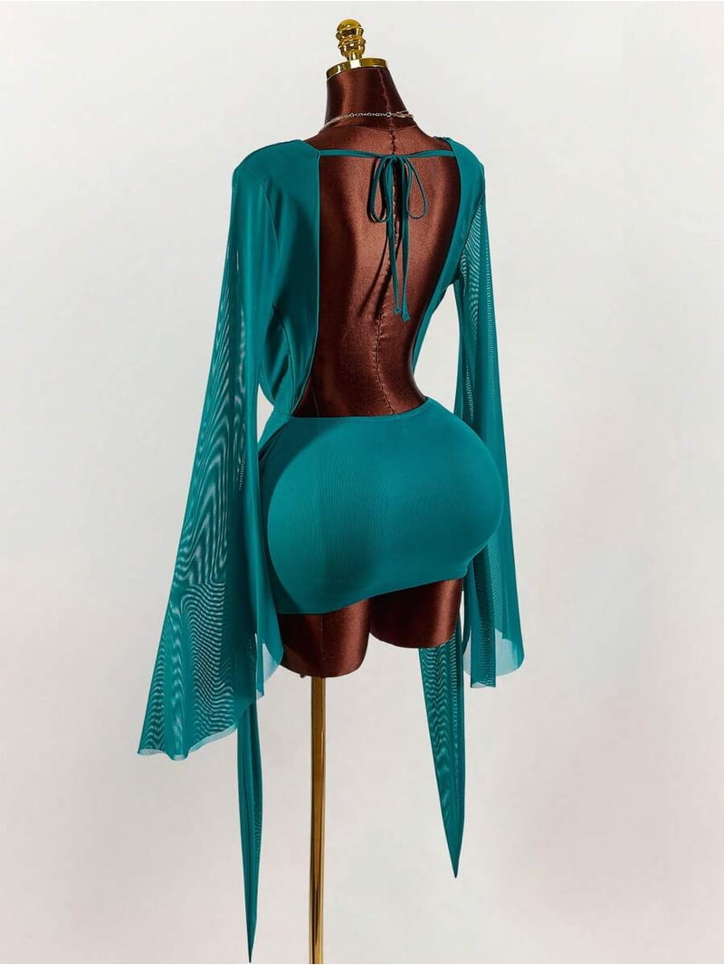 mini dress with flared sleeves Willow Bell Sleeve Mini Dress