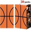 Outus 30 Pieces Basketball Gift Bag, Basketball Theme Favor Bags Candy Goodie Treat Paper Bags for Birthday Competition Celebration Decoration Supplies