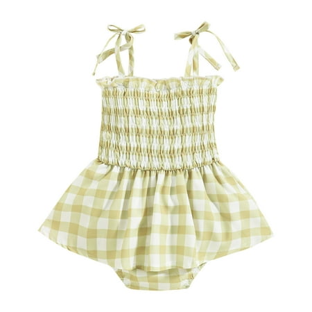 

Baby Wrap Shirt Baby Girls Floral Spring Summer Sleeveless Romper Bodysuit Clothes