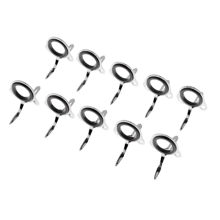 10 Pieces Casting Fishing Rod Guides, Double Leg Fishing Rod