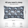 thumbnail image 5 of Pofeuu Turtle Print Satin Pillowcase for Hair and Skin Pillow Cases, Silk Pillow Cases, Soft Cooling Pillow Covers, 20x30 Inches（Pillow core not included）, 5 of 7