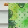 thumbnail image 3 of Black and Tan Dachshund St. Patrick's Flag Canvas House Size BB9545CHF, 3 of 4