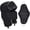 Black, variant on Ushanka Men's Winter Trapper Hat with 2 count Windproof Mask-Russian Trooper Hat Skiing Hat for Men Women