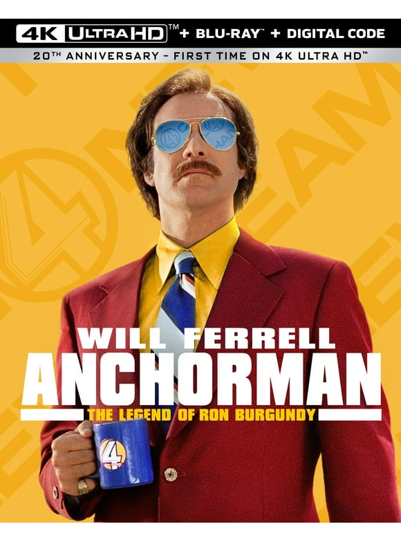Anchorman: The Legend of Ron Burgundy (4K Ultra HD + Blu-ray + Digital)