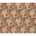 thumbnail image 4 of oneOone Cotton Flex Fabric Spiral & Floral Block Printed Fabric 1 Yard 40 Inch Wide, 4 of 4