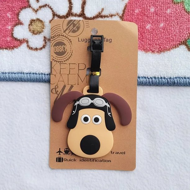 Etiqueta de identificación de equipaje creativa de Snoopy, accesorios de viaje, etiqueta decorativa para equipaje con dibujos animados de Snoopy y Charlie Brown