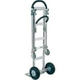 thumbnail image 2 of Aluminum 2-in-1 Convertible Hand Truck with Pneumatic Wheels - Senior, 2 of 7