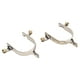 thumbnail image 1 of Espuelas Para Botas De Caballo, Espuela Occidental Decorativa Portátil De Acero Inoxidable, 1 Par De Alta Dureza Con Engranaje Giratorio Para Equitación, 1 of 7