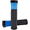 Blue And Black, variant on Mosiee Soft Touch Silicone Grips with Lock Ring for 22.2Mm for Mountain Bike Bars Black