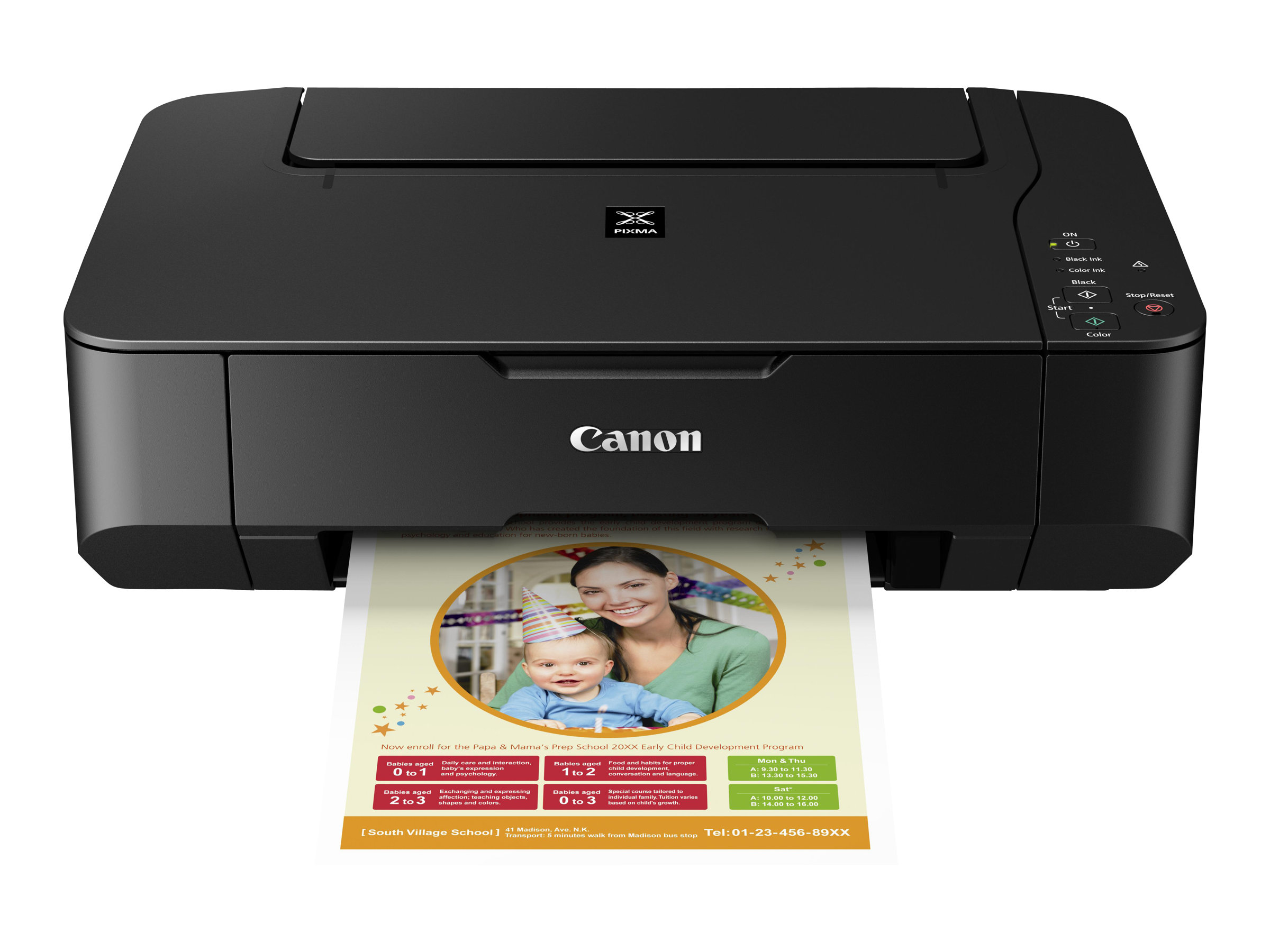 Canon PIXMA MP230 - Multifunction printer - color - ink-jet - 8.5 in x 11.7 in (original) - Legal (media) - up to 7 ipm (printing) - 100 sheets - USB 2.0 - image 2 of 3