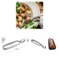 thumbnail image 1 of Pinzas para caracoles perfecl de acero inoxidable soporte de comida francesa, 1 of 8