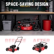 PowerSmart 144cc 18 Gas Push Lawn Mower, Steel Deck, 5-Position Height Adjustment