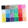 thumbnail image 3 of 4800 Pcs 24 Couleurs Perles en Argile Perles Disques Intercalaires pour Recherche de Bijoux DIY, 3 of 8