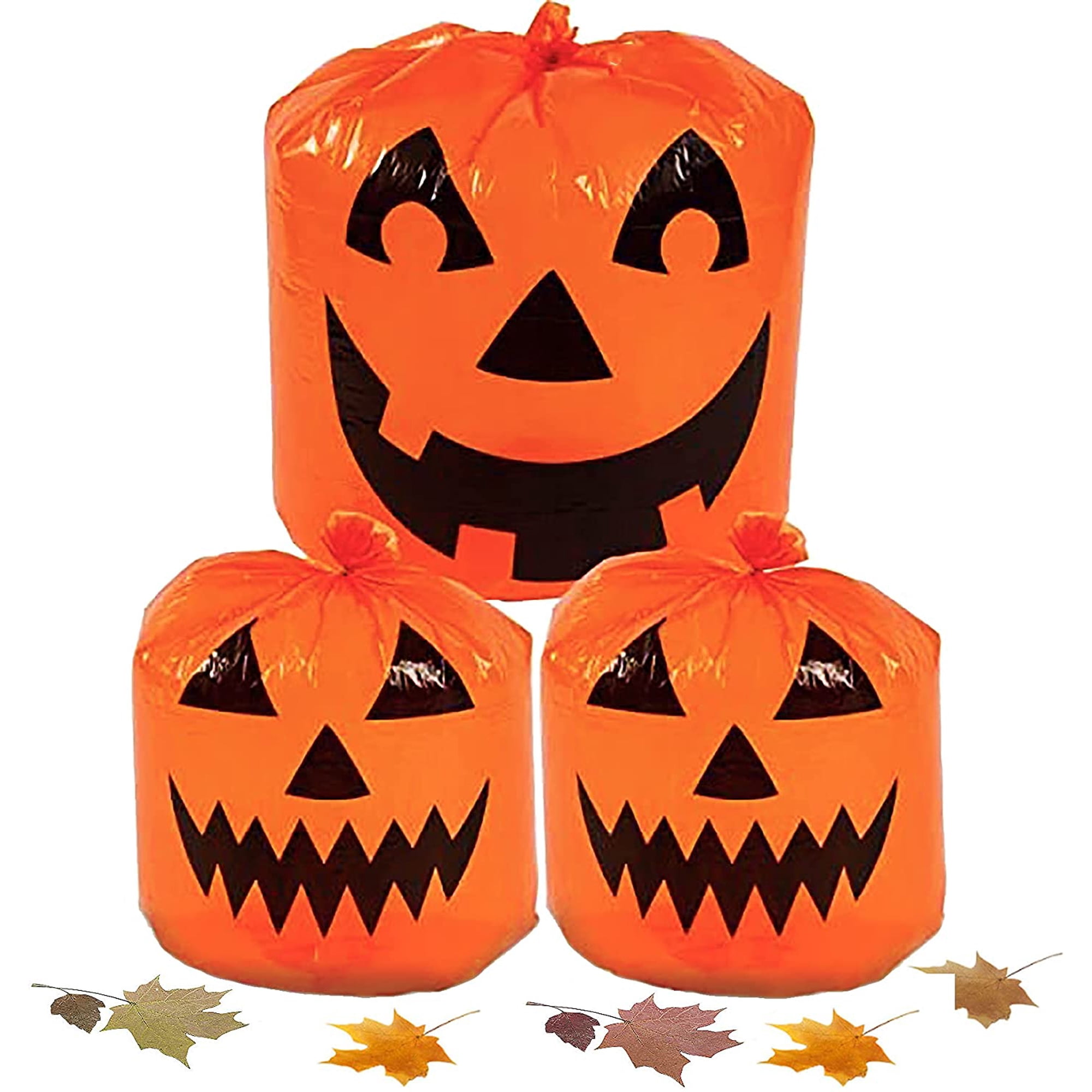 30 Feuilles De Papier De Soie Orange Citrouille Halloween - Résistant à La Déchirure - Pour Emballage