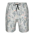 thumbnail image 3 of Pofeuu white Moose winter tree Prin Men's Swim Trunks Quick Dry Bathing Suit Swimming Board Shorts Mesh Lining Beach Swimwear-Small, 3 of 6