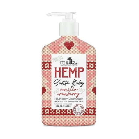 Malibu Hemp Santa Baby Limited Edition Moisturizing Body Lotion