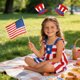thumbnail image 5 of USA Patriotic Headband Red White Blue Star Hair Accessory Flag Hairband For Women Girls Independence Day Party Decorations, 5 of 8