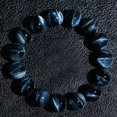 thumbnail image 3 of RSAMD High Quality Natural Stone Blue Tiger Eye Bracelet For Men Round BeadsBracelet-Blue 8mm, 3 of 7