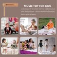 thumbnail image 4 of IFANLANDOR 1Pcs Wood Percussion Instrument Traditional Matraca Toy for Kids Auditory Development During Playtime, 4 of 8