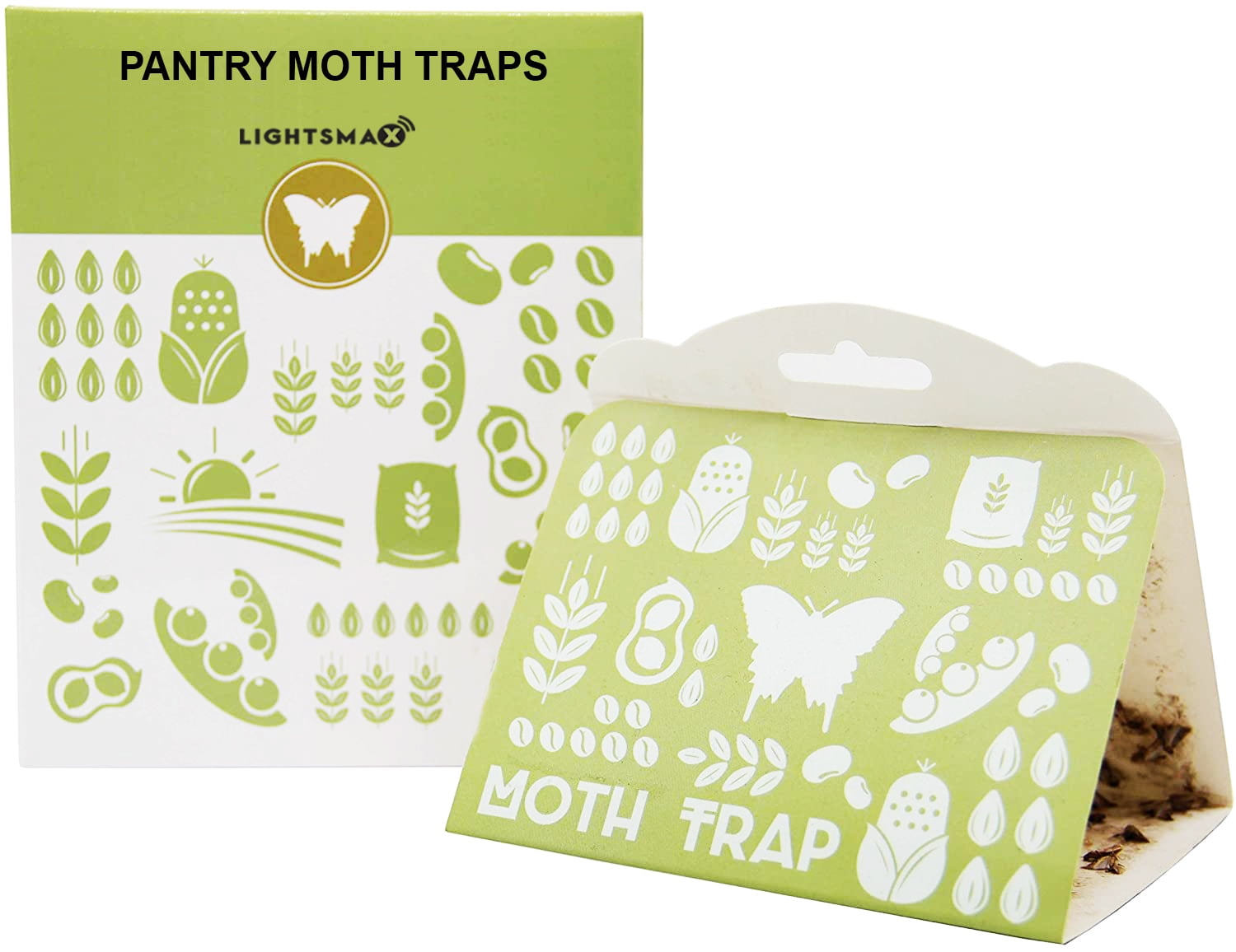 Details about   BioCare Clothes Moth Sticky Traps with Pheromone Lures Nontoxic and 2 ct 