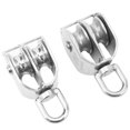 thumbnail image 2 of Rotation Pulley Block,2PCS Double Pulley Block Cable Pulley Block Dual Pulley Block Innovative Solution, 2 of 14