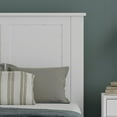 thumbnail image 5 of Serene Poplar Wood Twin Headboard, Modern Farmhouse Panel with  Scoring, Twin Size Headboard in White, Casual Coastal Style, Easy Assembly, Quality Materials, 5 of 9