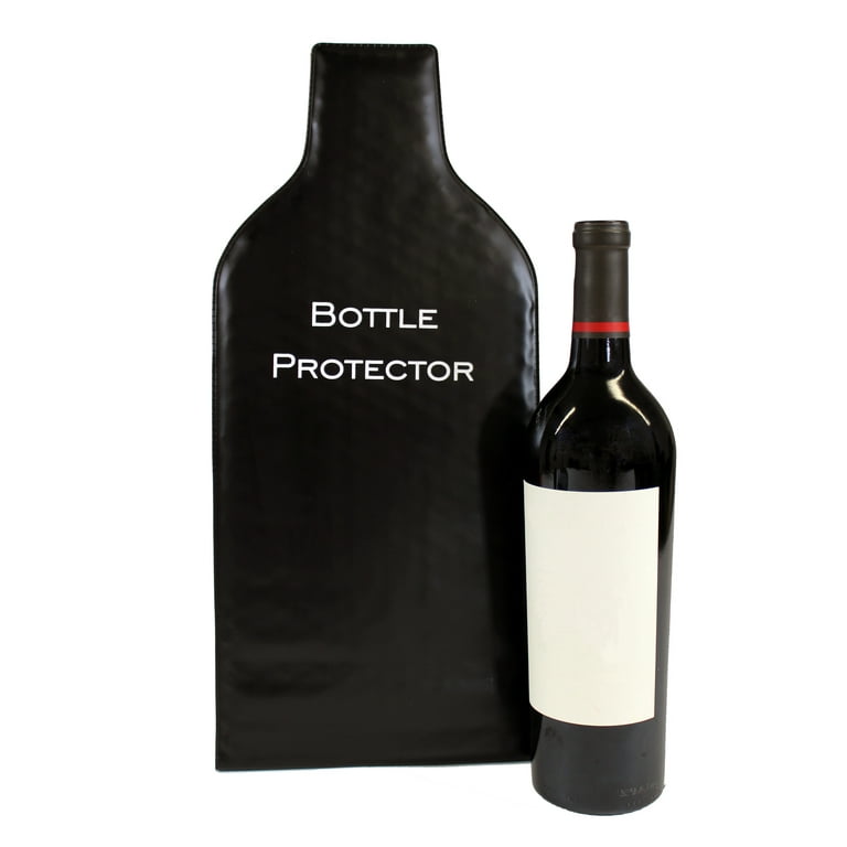 Personal Travel Bar Wine Bottle and Glasses Carrying Case Zippered