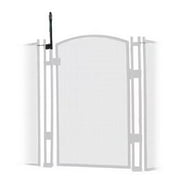 EZ-GUARD Safety Gate - DIY In Ground Pool Fence * Self-Closing * Self-Latching * White 4' Tall