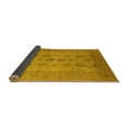 thumbnail image 2 of Ahgly Company Indoor Round Oriental Yellow Industrial Area Rugs, 4' Round, 2 of 4